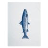 Svanefors Fish Handduk 45x60 blå