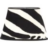 PR Home Oval Mönstrad Zebra 25cm