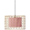 PR Home Ring Taklampa 50cm Guld/Klar Rosa