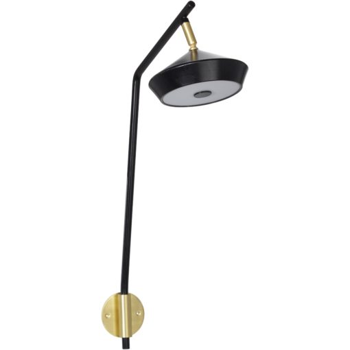 PR Home Geometri Vägglampa Svart/guld 53cm