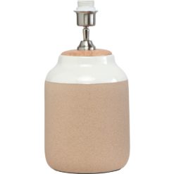 PR Home Lisbon Lampfot Beige/vit 40cm