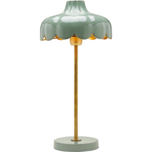 PR Home Wells bordslampa Grön/guld 50cm